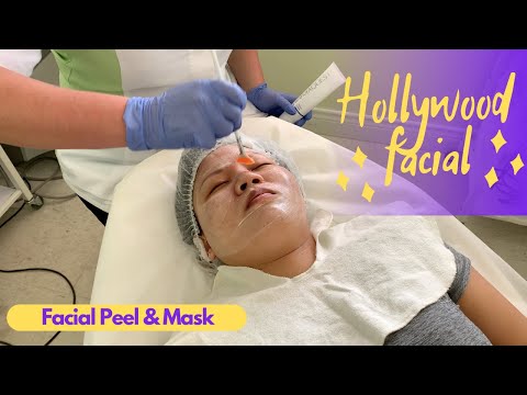 Facial Peel treatment. Step 3 of HOLLYWOOD FACIAL combined therapy.