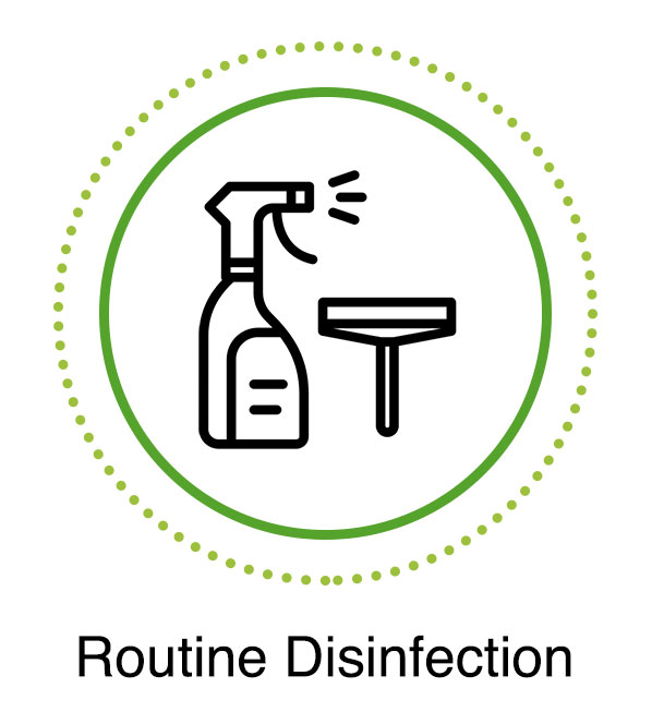 covid 19 routine disinfection
