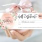 Mother's Day Gift certificate value $100