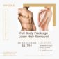 Full Body VIP Gold Laser Hair Removal Package