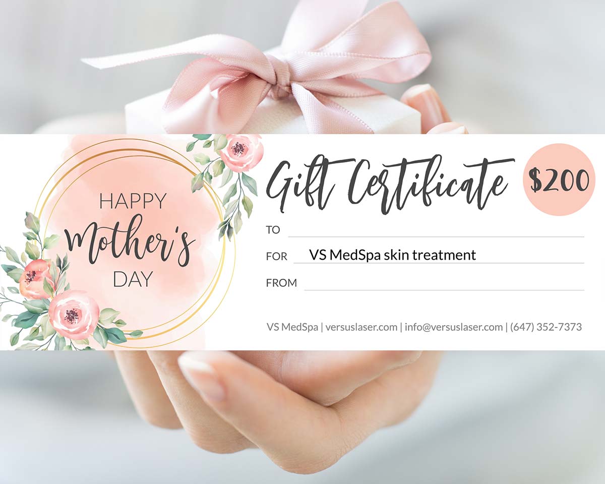 Mother's Day Gift certificate value $200